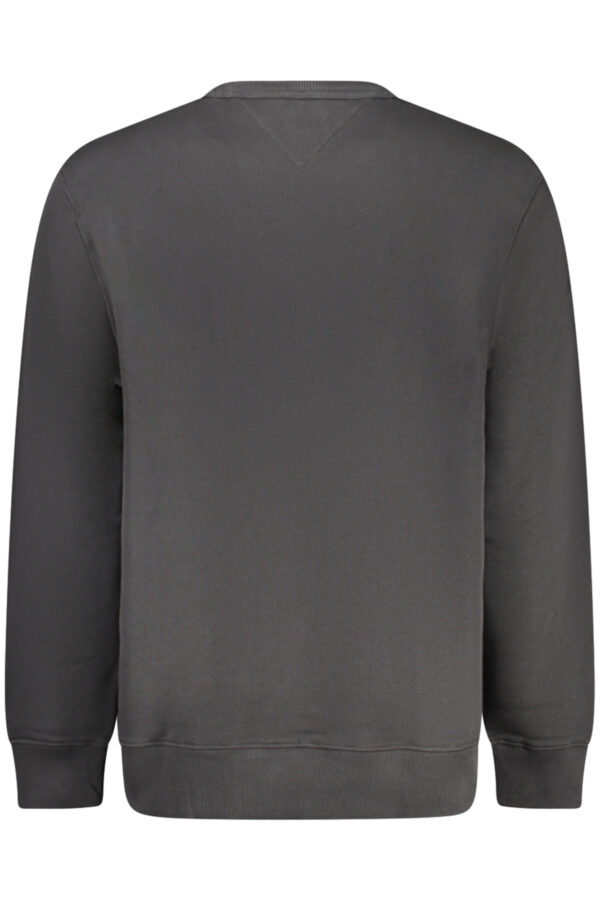 TOMMY HILFIGER FELPA SENZA ZIP UOMO NERO - immagine 2