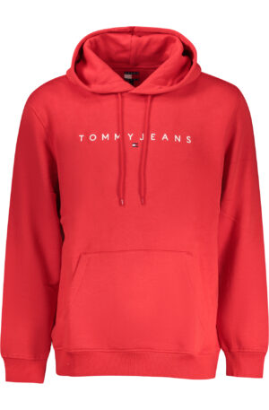 TOMMY HILFIGER FELPA SENZA ZIP UOMO ROSSO