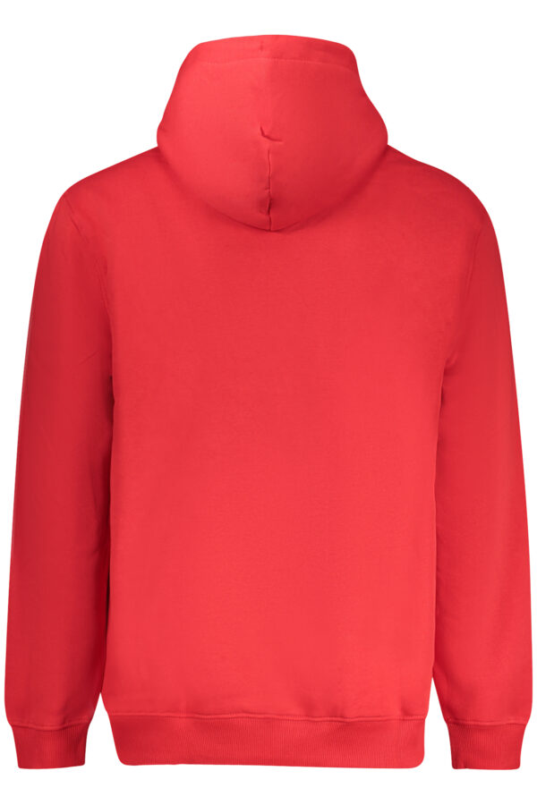 TOMMY HILFIGER FELPA SENZA ZIP UOMO ROSSO - immagine 2