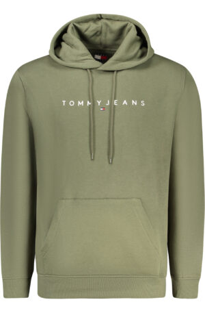 TOMMY HILFIGER FELPA SENZA ZIP UOMO VERDE