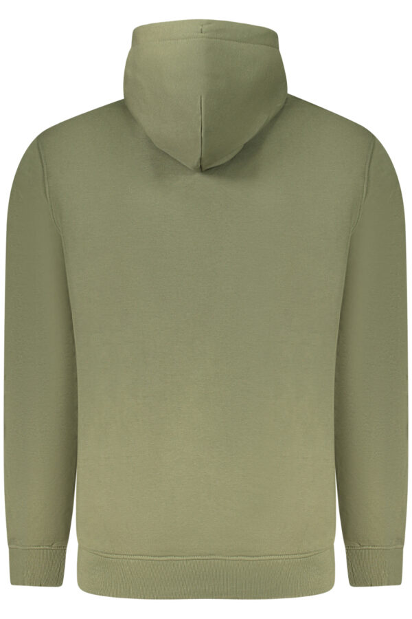 TOMMY HILFIGER FELPA SENZA ZIP UOMO VERDE - immagine 2