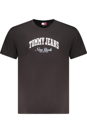 TOMMY HILFIGER T-SHIRT MANICHE CORTE UOMO NERO