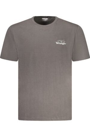 WRANGLER T-SHIRT MANICHE CORTE UOMO NERO