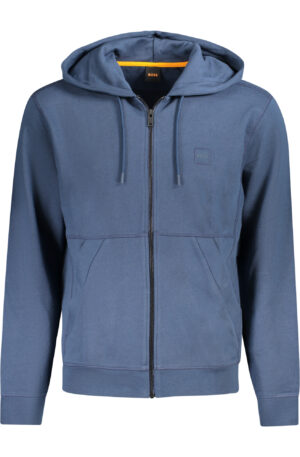 BOSS FELPA CON ZIP UOMO BLU