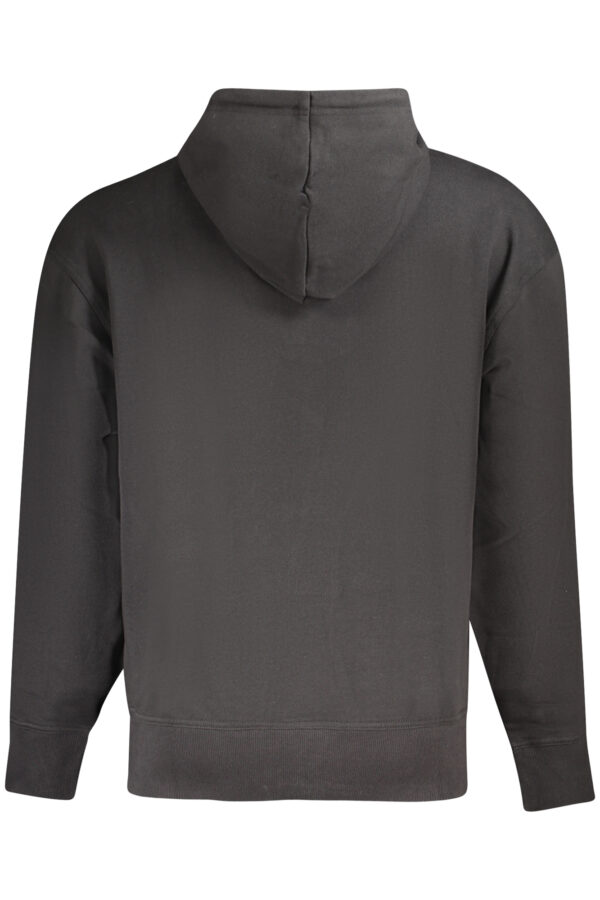 BOSS FELPA SENZA ZIP UOMO NERO - immagine 2