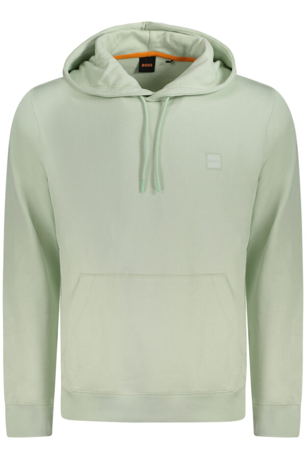 BOSS FELPA SENZA ZIP UOMO VERDE