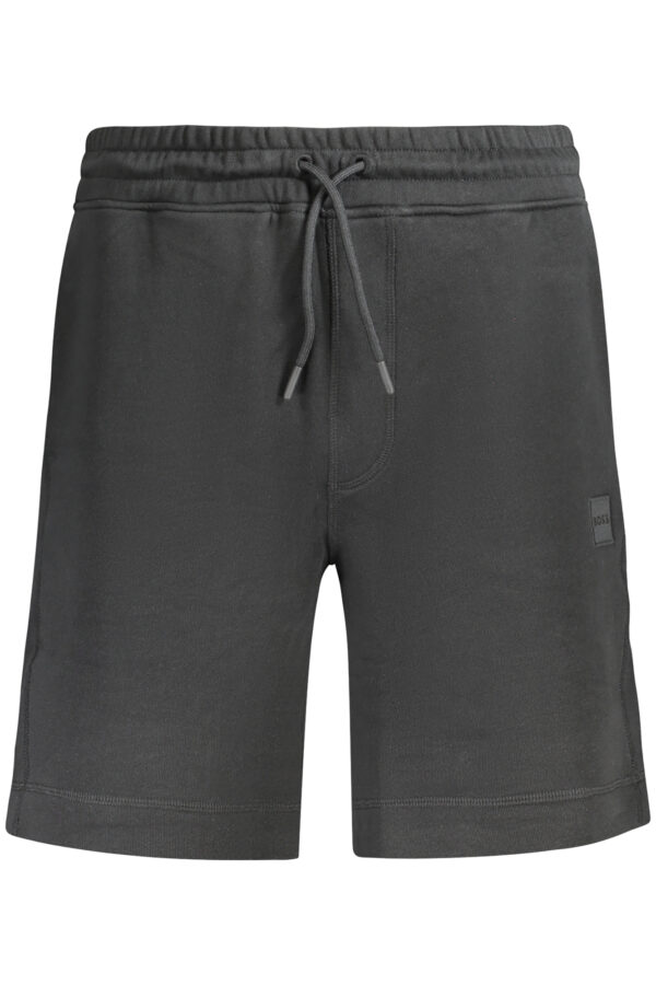 BOSS PANTALONE SHORT UOMO NERO