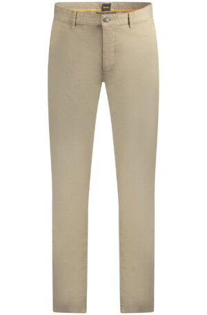 BOSS PANTALONE UOMO MARRONE