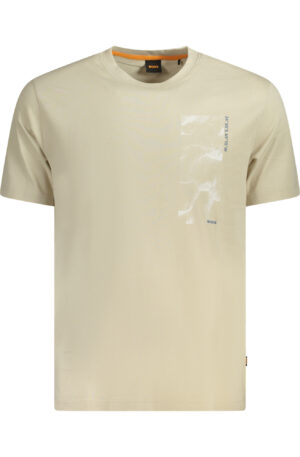 BOSS T-SHIRT MANICHE CORTE UOMO BEIGE