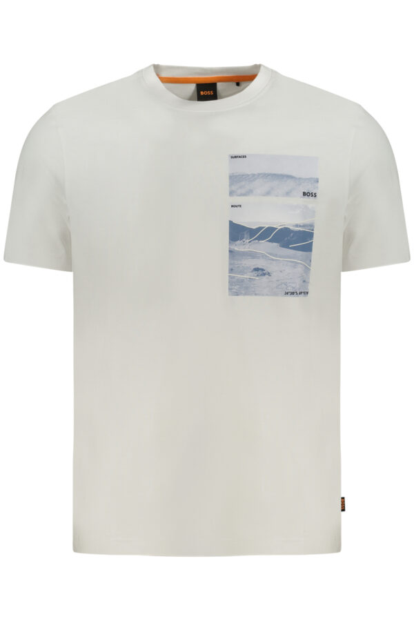 BOSS T-SHIRT MANICHE CORTE UOMO BIANCO