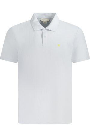 CALVIN KLEIN POLO MANICHE CORTE UOMO AZZURRO