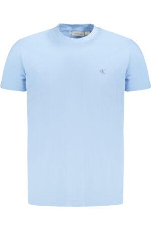 CALVIN KLEIN T-SHIRT MANICHE CORTE UOMO AZZURRO