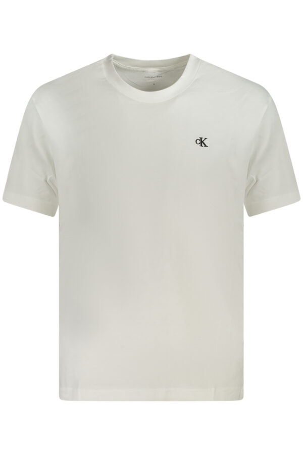CALVIN KLEIN T-SHIRT MANICHE CORTE UOMO BIANCO