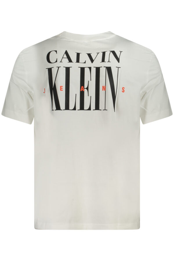 CALVIN KLEIN T-SHIRT MANICHE CORTE UOMO BIANCO - immagine 2