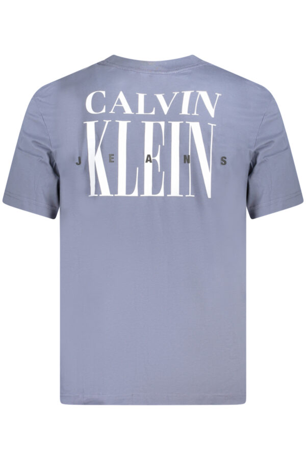CALVIN KLEIN T-SHIRT MANICHE CORTE UOMO BLU - immagine 2