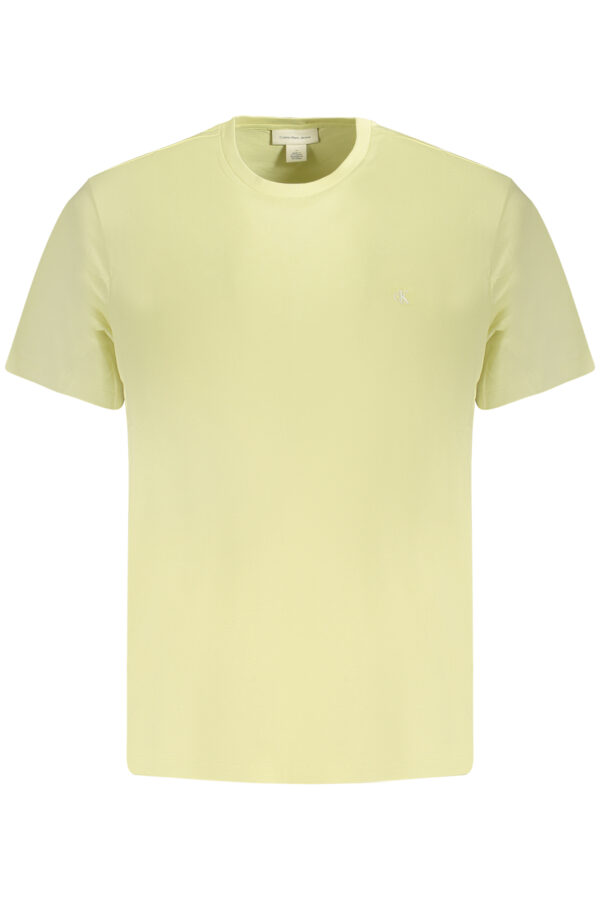 CALVIN KLEIN T-SHIRT MANICHE CORTE UOMO GIALLO
