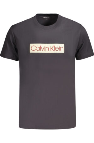 CALVIN KLEIN T-SHIRT MANICHE CORTE UOMO NERO