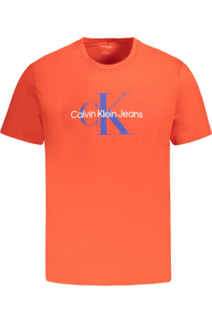 CALVIN KLEIN T-SHIRT MANICHE CORTE UOMO ROSSO