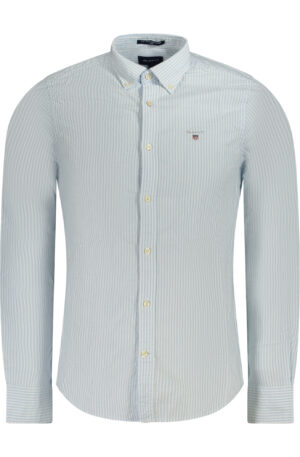 GANT CAMICIA MANICHE LUNGHE UOMO AZZURRO