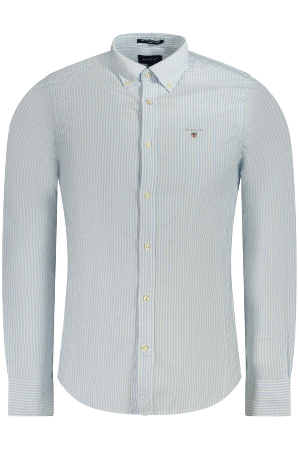 GANT CAMICIA MANICHE LUNGHE UOMO AZZURRO