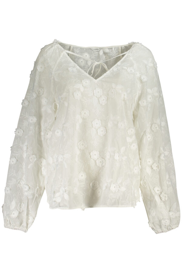 GUESS JEANS CAMICIA MANICHE LUNGHE DONNA BIANCO