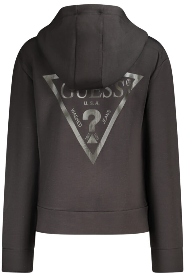 GUESS JEANS FELPA CON ZIP DONNA NERO - immagine 2