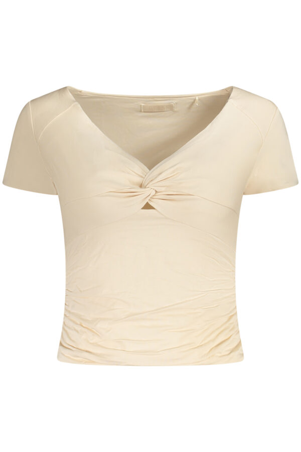 GUESS JEANS T-SHIRT MANICHE CORTE DONNA ROSA