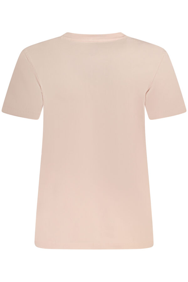 GUESS JEANS T-SHIRT MANICHE CORTE DONNA ROSA - immagine 2