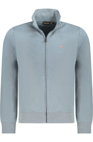 NAPAPIJRI FELPA CON ZIP UOMO GRIGIO