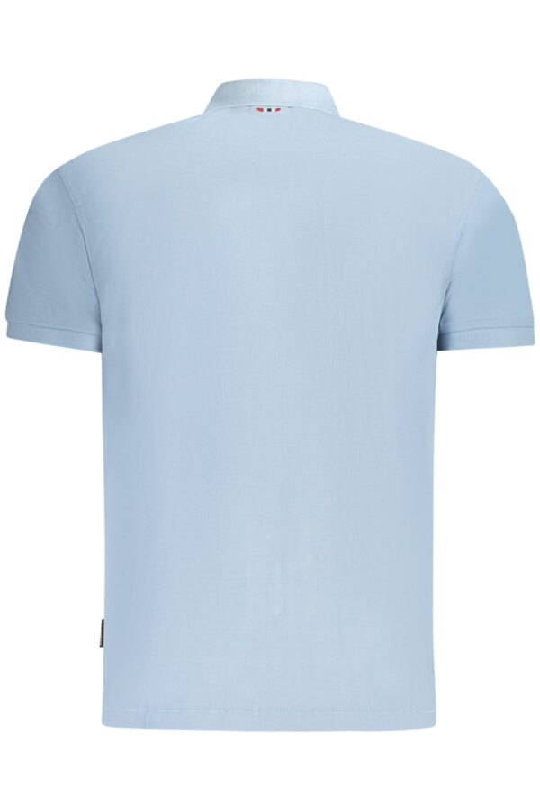 NAPAPIJRI POLO MANICHE CORTE UOMO AZZURRO - immagine 2