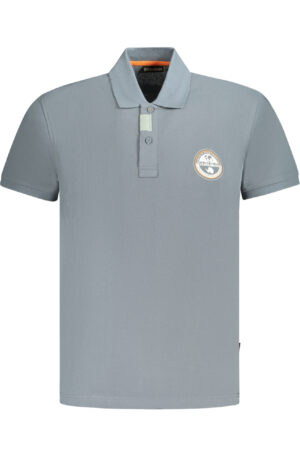 NAPAPIJRI POLO MANICHE CORTE UOMO GRIGIO