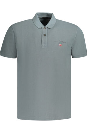 NAPAPIJRI POLO MANICHE CORTE UOMO GRIGIO