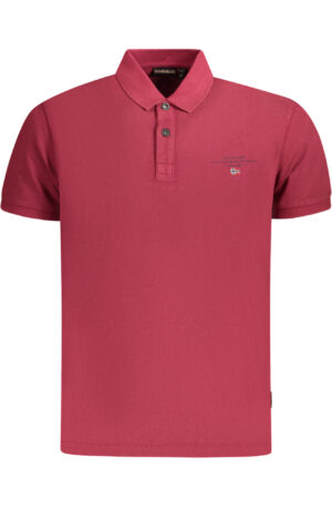 NAPAPIJRI POLO MANICHE CORTE UOMO ROSSO