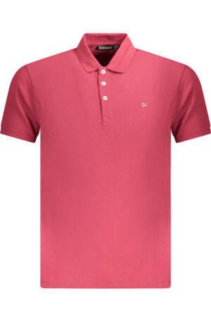 NAPAPIJRI POLO MANICHE CORTE UOMO ROSSO