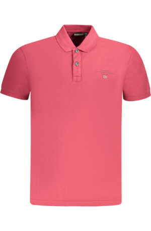 NAPAPIJRI POLO MANICHE CORTE UOMO ROSSO