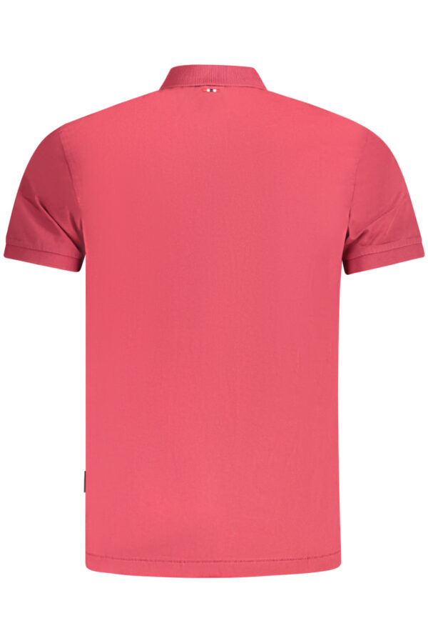 NAPAPIJRI POLO MANICHE CORTE UOMO ROSSO - immagine 2