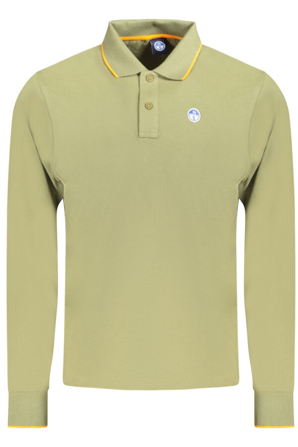NORTH SAILS POLO MANICHE LUNGHE UOMO VERDE