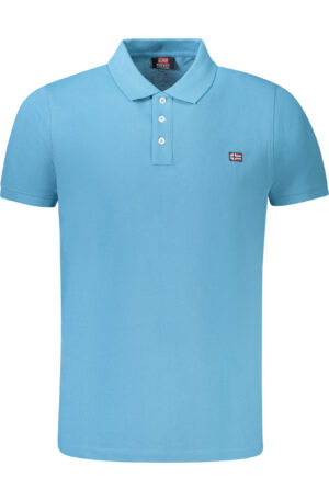 NORWAY 1963 POLO MANICHE CORTE UOMO AZZURRO
