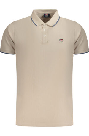 NORWAY 1963 POLO MANICHE CORTE UOMO BEIGE