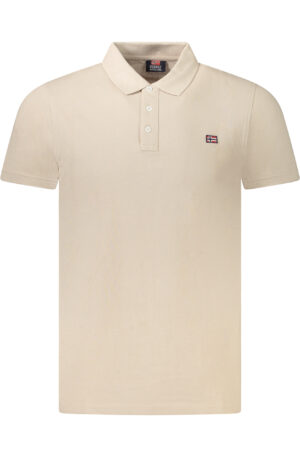 NORWAY 1963 POLO MANICHE CORTE UOMO BEIGE