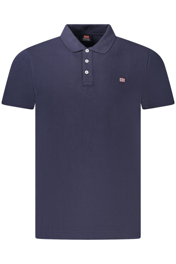 NORWAY 1963 POLO MANICHE CORTE UOMO BLU