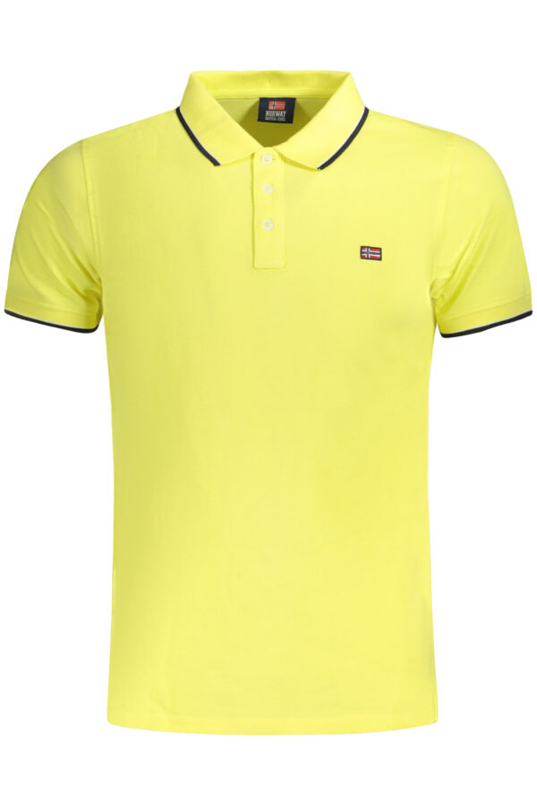 NORWAY 1963 POLO MANICHE CORTE UOMO GIALLO