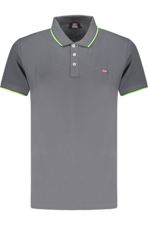 NORWAY 1963 POLO MANICHE CORTE UOMO GRIGIO