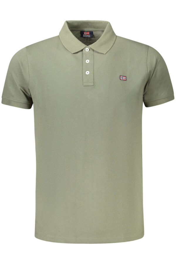 NORWAY 1963 POLO MANICHE CORTE UOMO VERDE