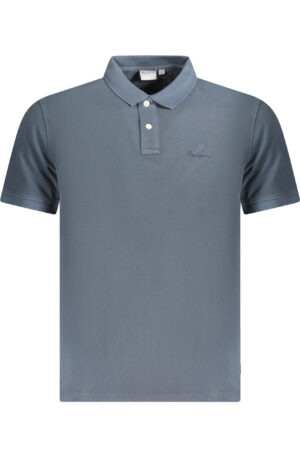 PEPE JEANS POLO MANICHE CORTE UOMO BLU