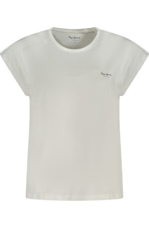 PEPE JEANS T-SHIRT MANICHE CORTE DONNA BIANCO