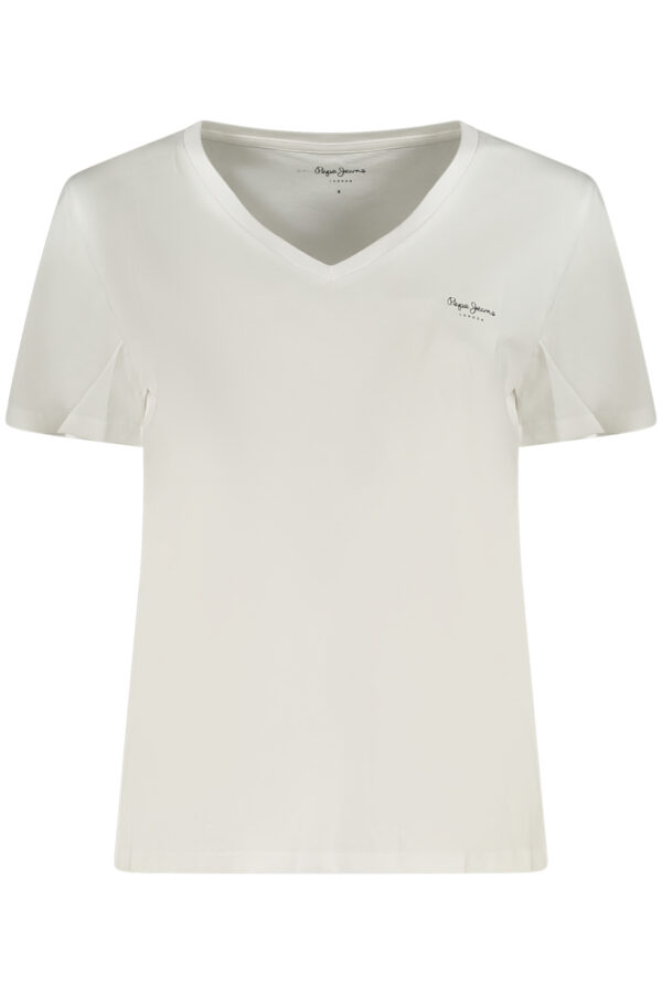PEPE JEANS T-SHIRT MANICHE CORTE DONNA BIANCO