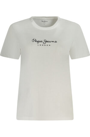PEPE JEANS T-SHIRT MANICHE CORTE DONNA BIANCO