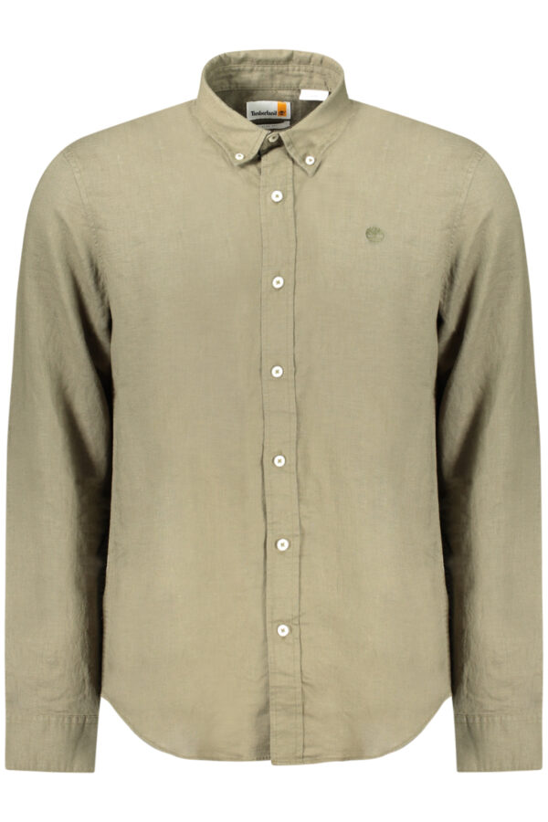 TIMBERLAND CAMICIA MANICHE LUNGHE UOMO VERDE