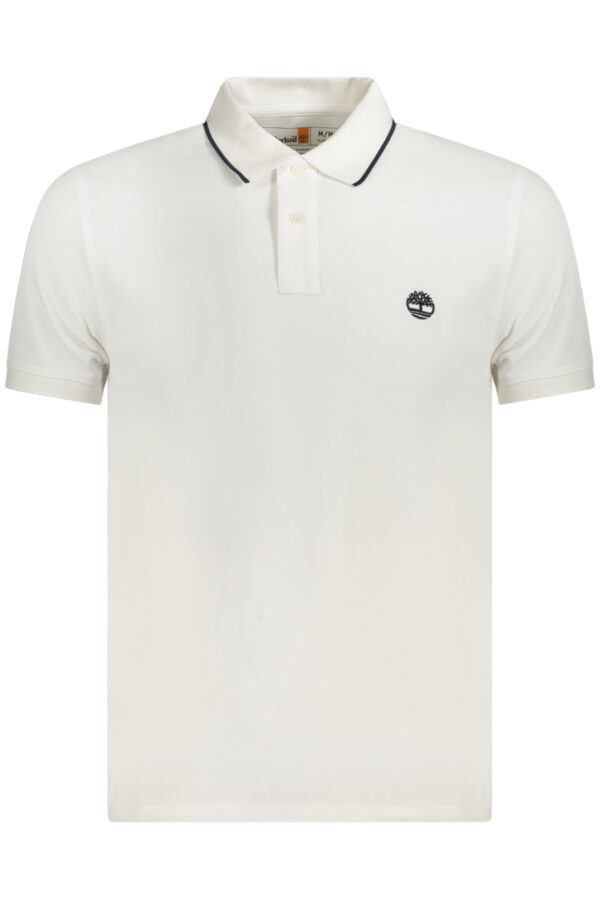 TIMBERLAND POLO MANICHE CORTE UOMO BIANCO